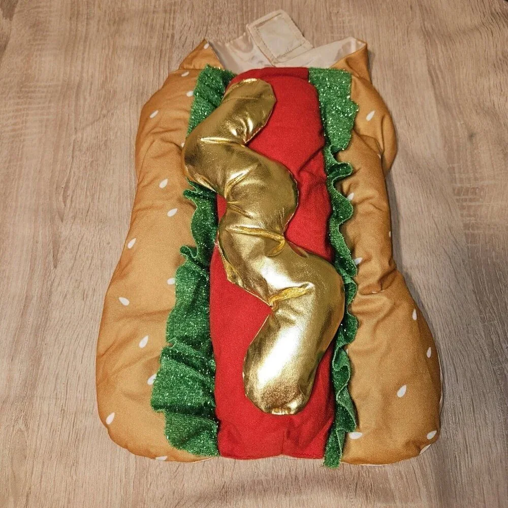 Vibrant Life Dog Cat Pet Halloween Hot Dog Costume Size XS 5-10 Pounds New